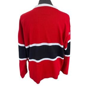 XL 90s Dehen Molson Hockey Canadian Sweater Men’s Red & Black